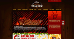 Desktop Screenshot of americansteakhouse.com