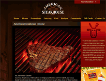 Tablet Screenshot of americansteakhouse.com